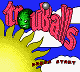 Trouballs (USA) Title Screen